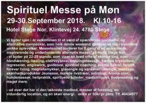 magnethjerte tager til Spirituel Messe på Møn